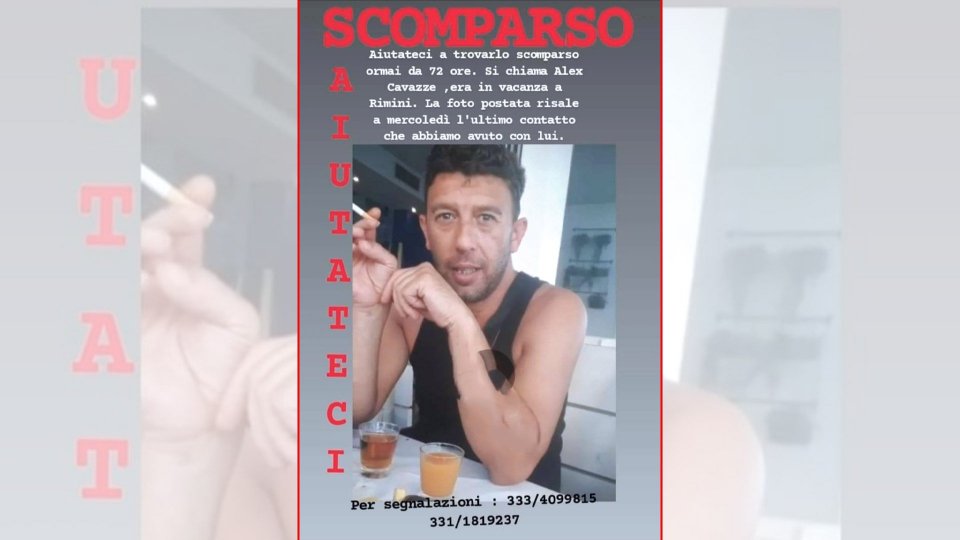 Scomparso a Rimini, familiari annunciano il ritrovamento