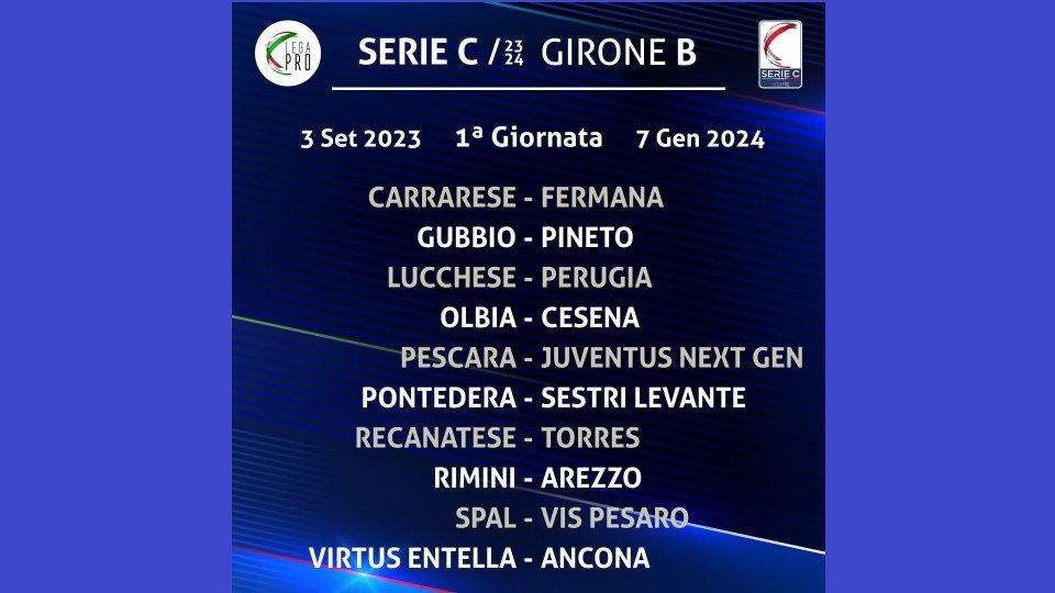 I Calendari di Serie C