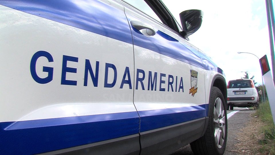 Auto della Gendarmeria a San Marino. Immagine di repertorio