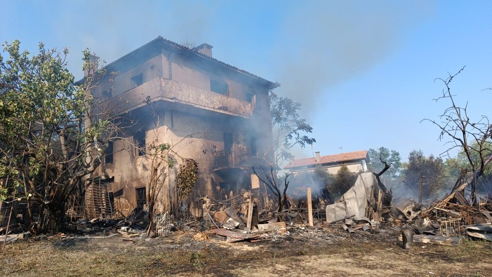 Incendio Domagnano: "Encomiabile operazione di spegnimento e bonifica del sito”