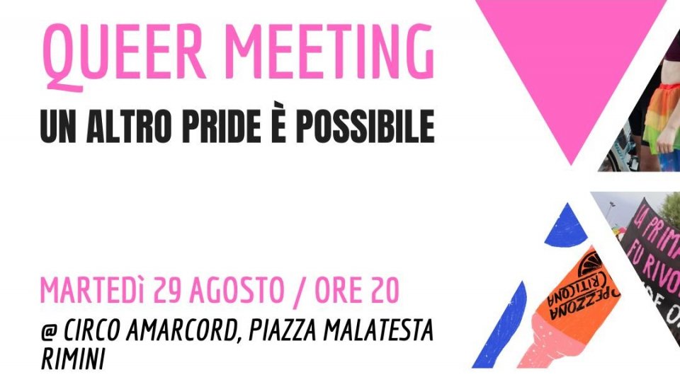 Assemblea pubblica cittadina: Queer Meeting, un altro pride è possibile
