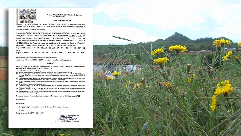 Progetto Fileni a Maiolo, spunta il documento del 2019: “Tutti i sindaci sapevano”
