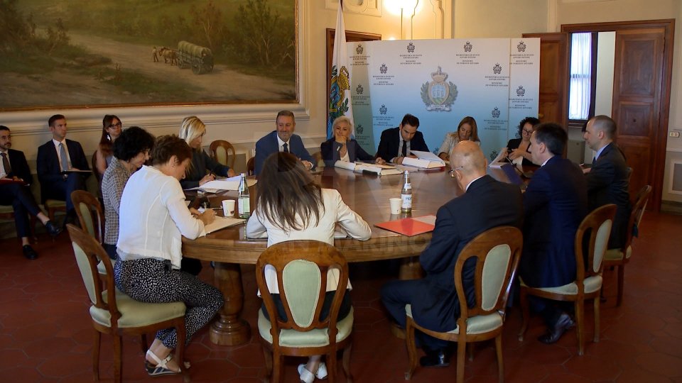 La delegazione dell'FMI a San Marino