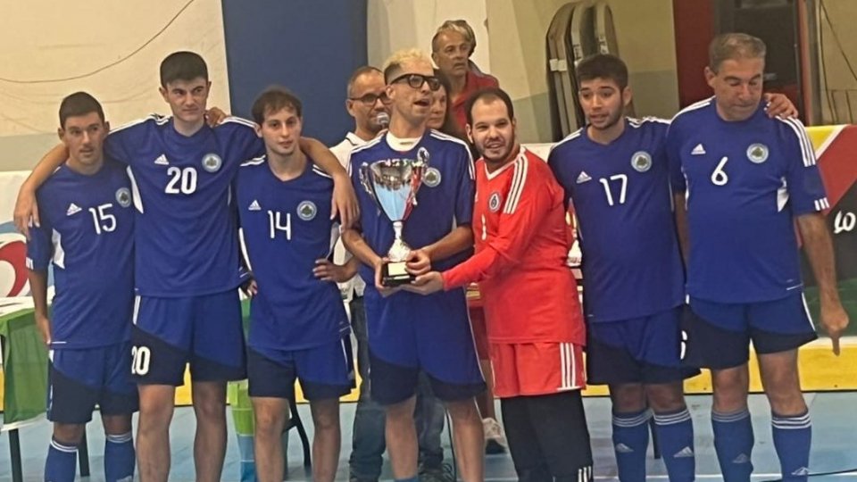 9° Torneo internazionale di calcio a 5 per disabili, primo posto di San Marino nel girone