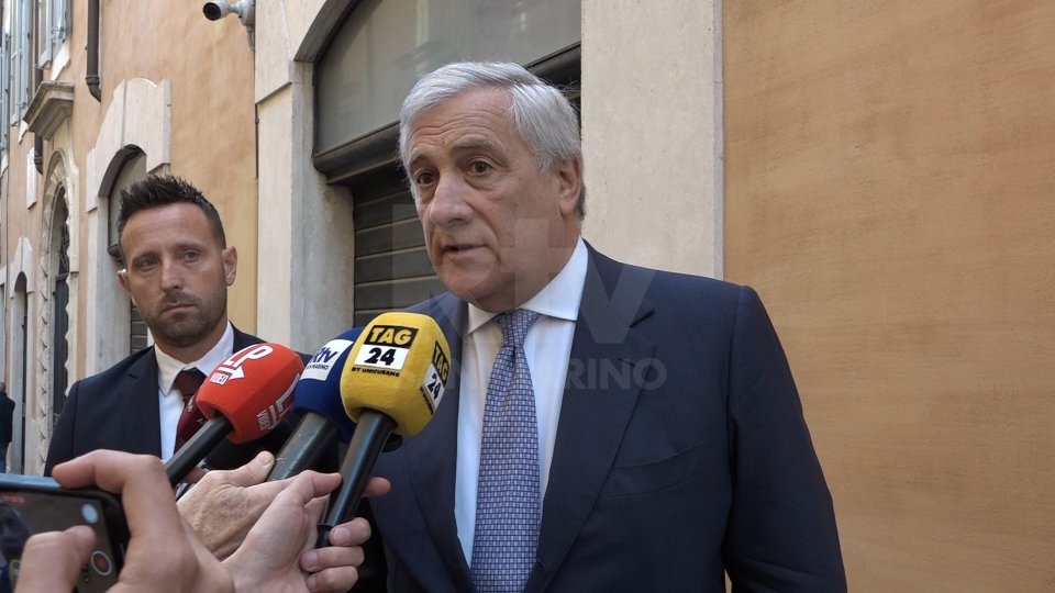 Nel collegamento Antonio Tajani