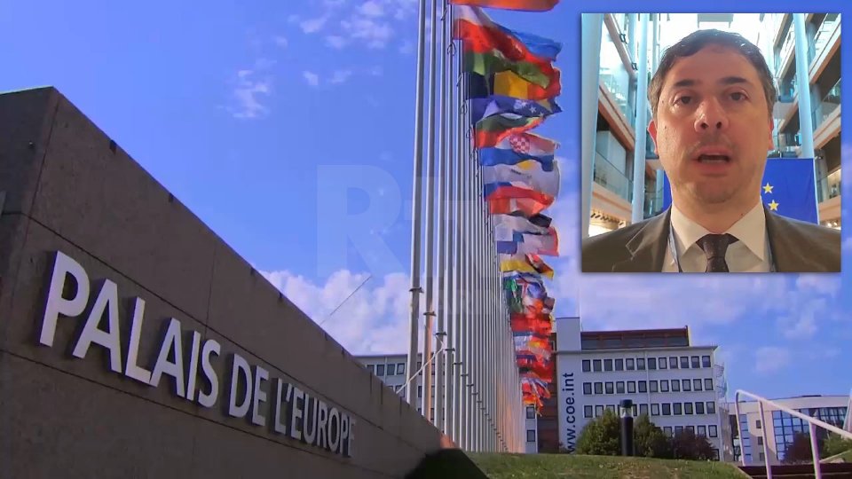 Nel video, in collegamento, Gerardo Giovagnoli - Delegazione Consiliare Sammarinese all'Assemblea Parlamentare del Consiglio d'Europa