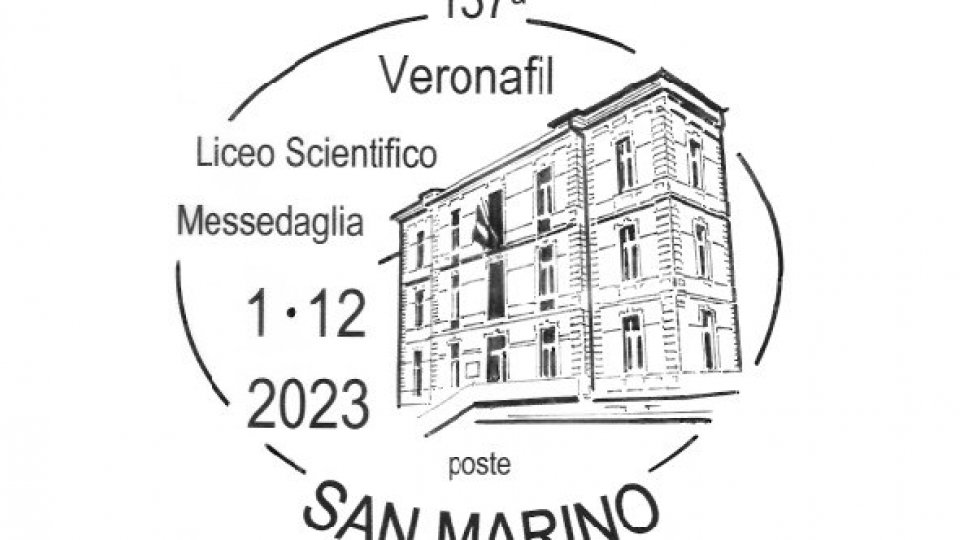 Poste San Marino a Veronafil con un annullo speciale