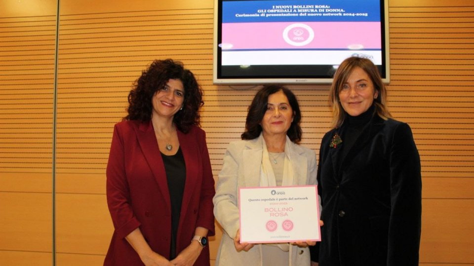 L’Istituto Sicurezza Sociale di San Marino conferma l’attenzione alla medicina  di genere: per il 4° biennio consecutivo premiato con i bollini rosa