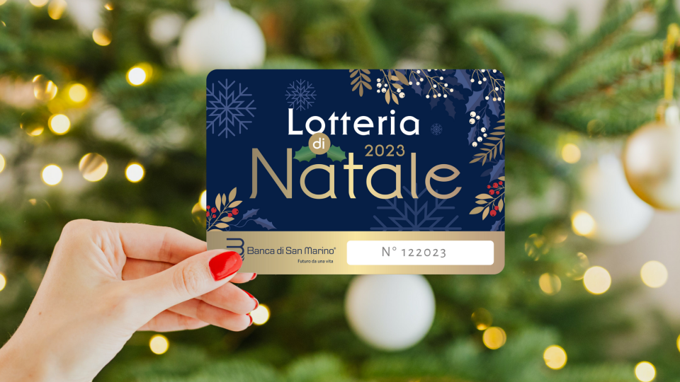 Torna raddoppiata la tradizionale Lotteria di Natale di Banca di San Marino: 24 dicembre e 6 gennaio 2024, le 2 estrazioni per tentare la fortuna e fare del bene