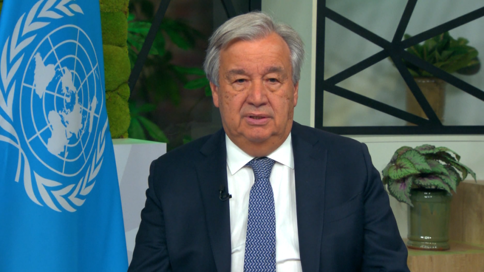 il Segretario generale delle Nazioni Unite, Antonio Guterres