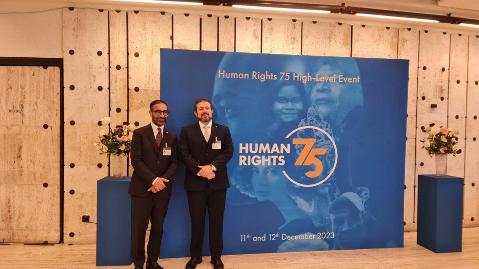 Ecc. ma Reggenza ha partecipato a Ginevra a evento di Alto livello commemorativo 75°Anniversario adozione Dichiarazione Universale Diritti dell’Uomo