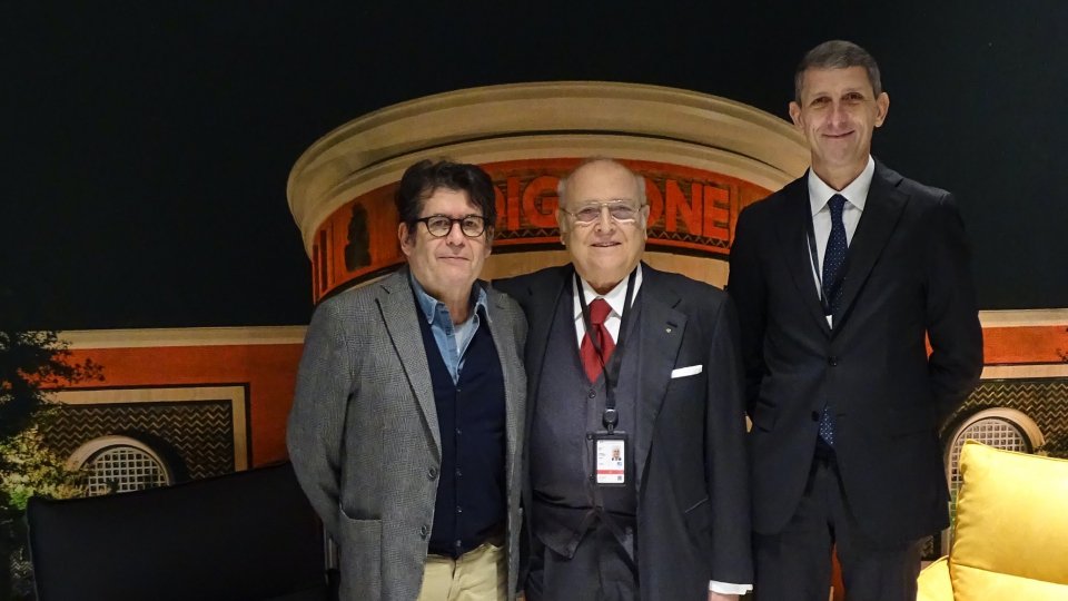 Astorre Legnani (MySunSea), Giuseppe Silvestrini (Presidente F.A. - Forlì Airport), Andrea Stefano Gilardi, Direttore generale & Accountable manager F.A. - Forlì Airport.