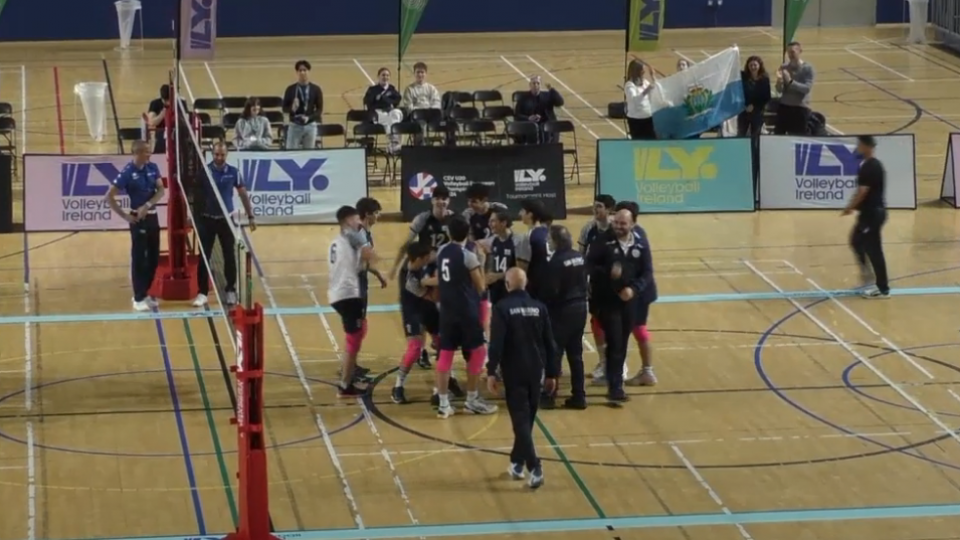 Volley U20: San Marino inizia con un 3-0 all'Irlanda del Nord al Torneo dei Piccoli Stati