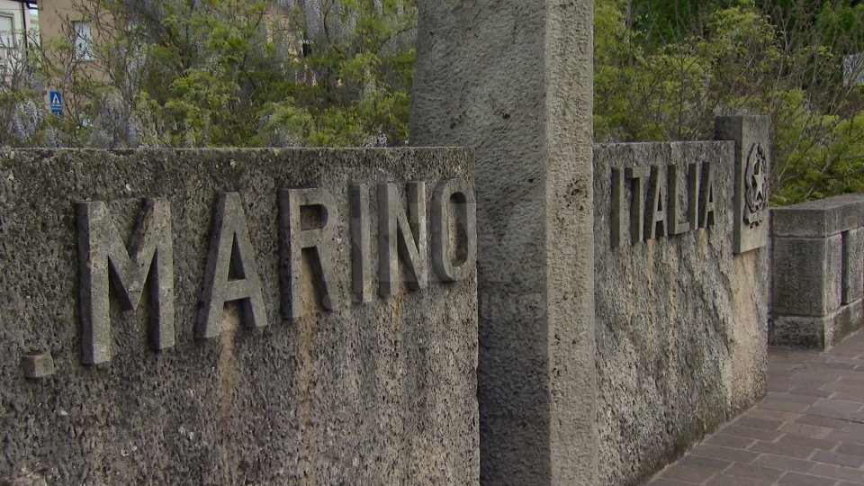 Confine di Stato tra Italia e San Marino. Immagine di repertorio