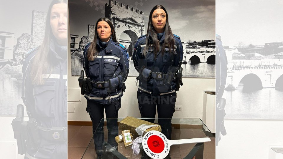 Rimini: arrestato giovane con 1,3 chili di “fumo”