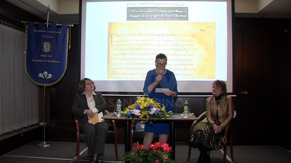 Soroptimist, platea piena per la lectio sul manoscritto della vita dei santi Marino e Leo