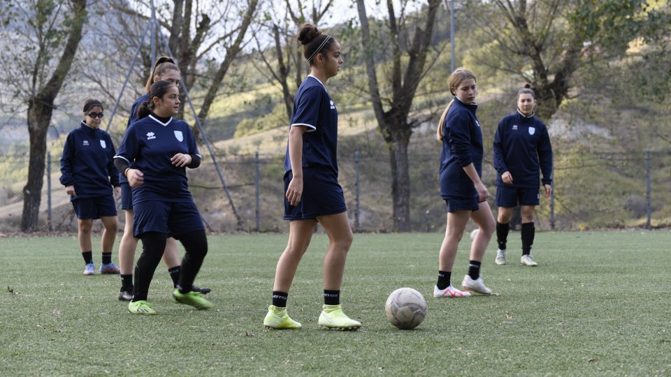 L'allenamento della Nazionale under 16 di San Marino (copyright ©FSGC/Onofri)