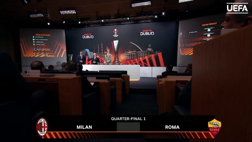 Europa League: sarà derby Milan - Roma