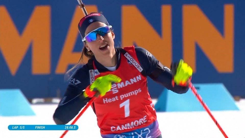 Lisa Vittozzi ha vinto la Coppa del Mondo di biathlon.