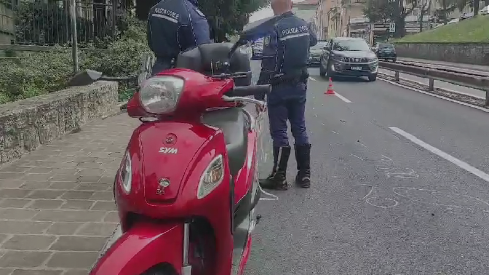 Borgo Maggiore: incidente fra un'auto e una moto [fotogallery]