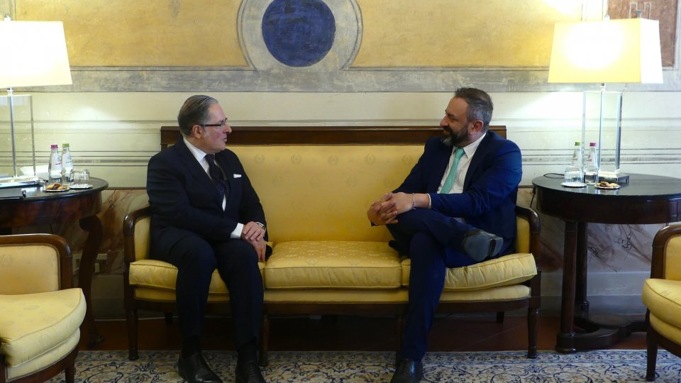 Primo incontro tra il Segretario di Stato per gli Affari Esteri ed il nuovo ambasciatore designato d’Italia a San Marino