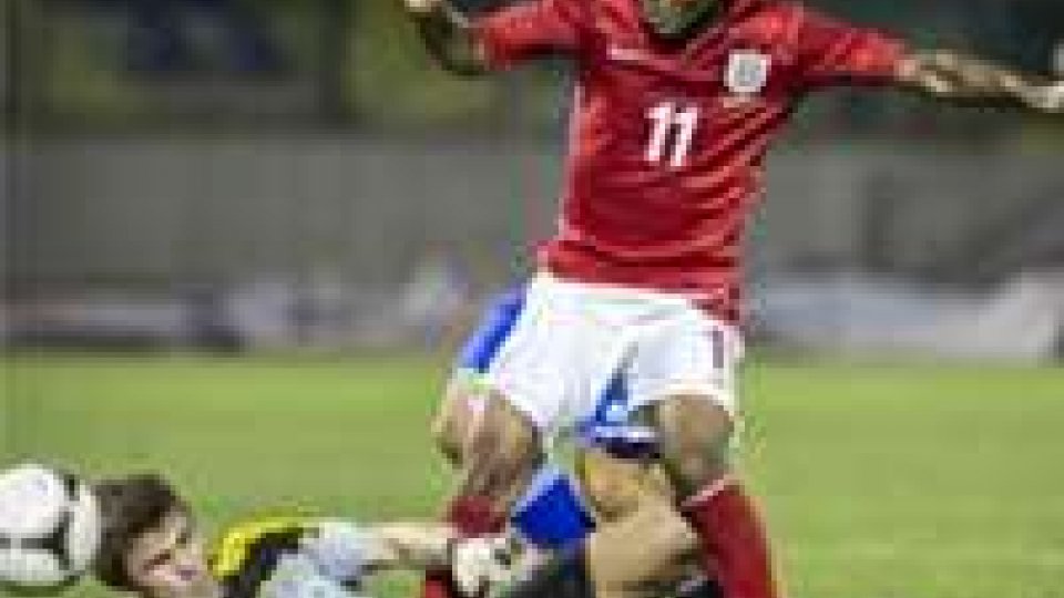 Under 21: San Marino - Inghilterra 0-4.Under 21: San Marino - Inghilterra 0-4
