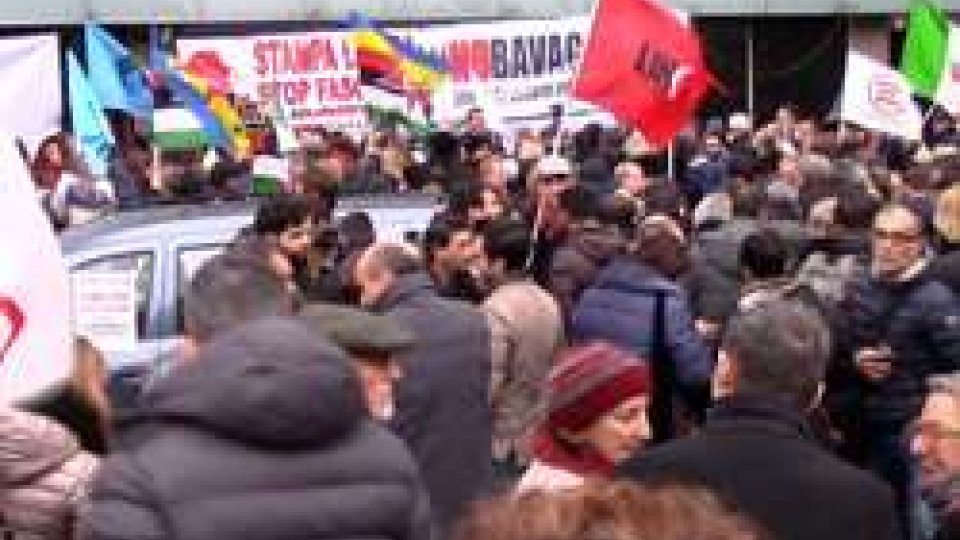 Manifestazione per la libertà di stampaA Roma manifestazione per la libertà di stampa e contro ogni forma di fascismo