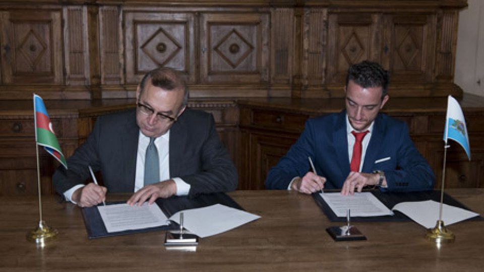 La firma al BegniEnergia: San Marino firma con l'Azerbaigian per fornitura di gas e cooperazione energetica