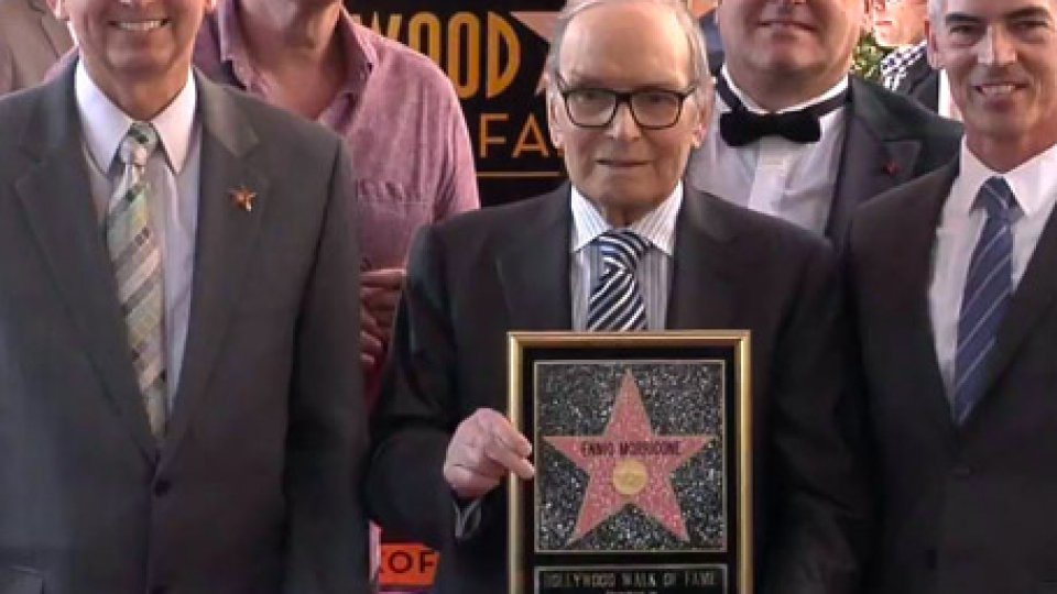 27 febbraio 2016: Ennio Morricone entra nella Hall of Fame di Hollywood