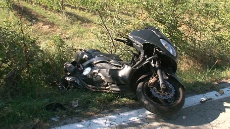 I rilievi dell'incidenteIncidente grave a Sant'Aquilina. Moto targata San Marino si scontra contro una vettura