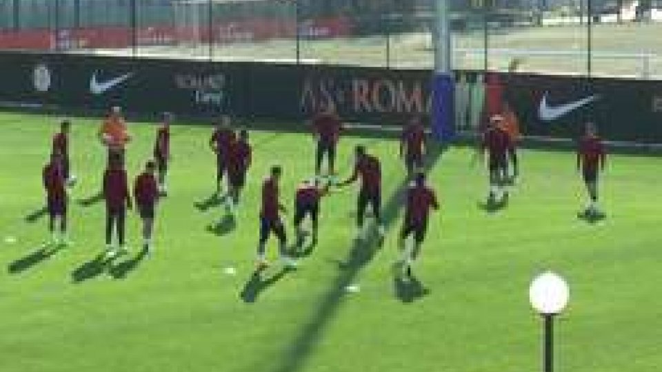 Allenamento RomaRoma a caccia di quarti in Europa League