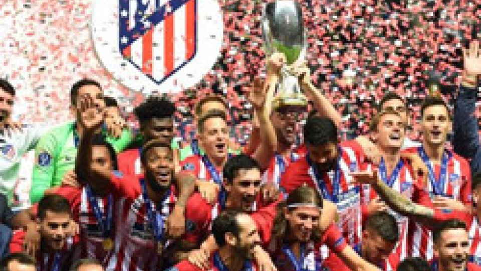 L'Atletico Madrid alza la Supercoppa Europea