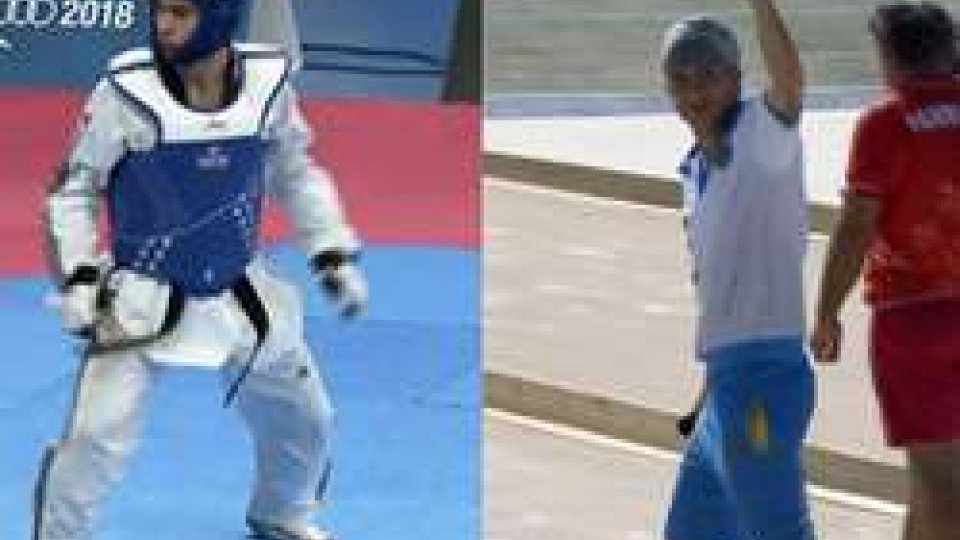 Francesco Maiani e Enrico Dall’OlmoTarragona, il debutto del Taekwondo mentre Dall'Olmo è ad un passo dalla semifinale