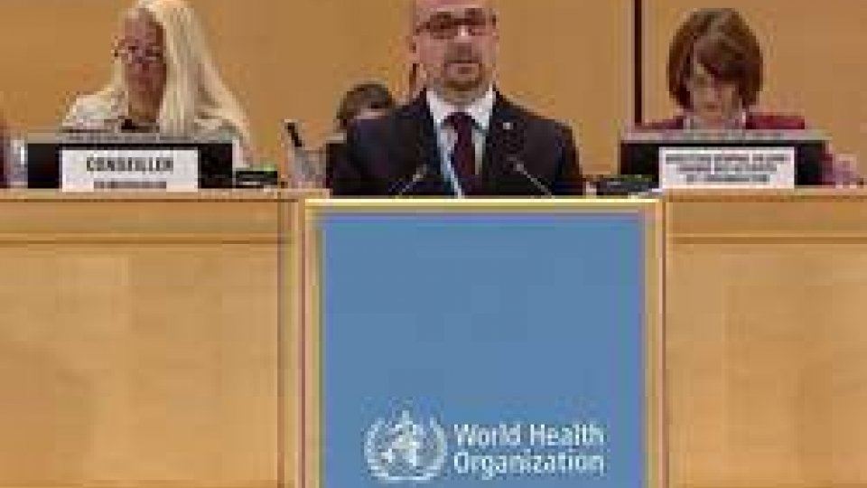 Il Segretario di Stato per la Sanità Franco Santi, all’Assemblea ONU a Ginevra