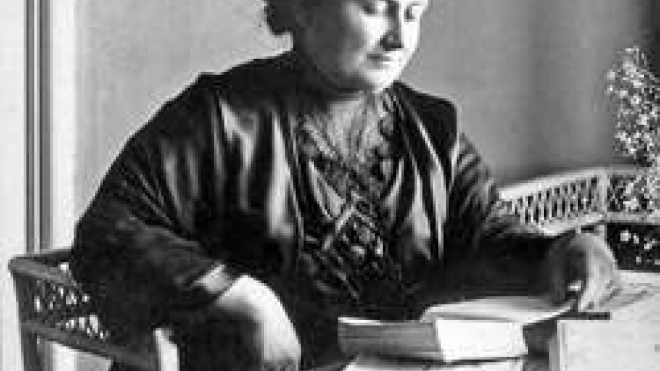 La famosa pedagogista Maria Montessori