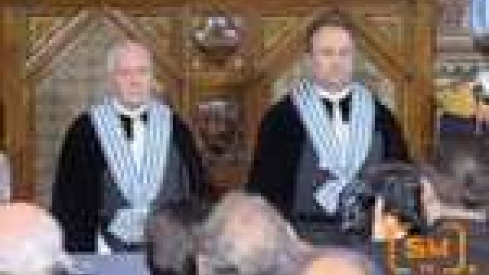 San Marino - Maurizio Rattini e Italo Righi sono Capitani Reggenti: la cerimonia di insediamento