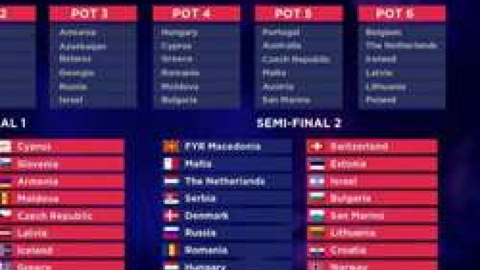 ESC: San Marino nella seconda parte della seconda semifinale