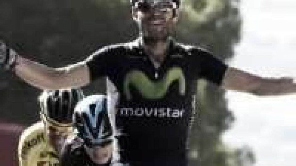 Ciclismo: Vuelta, a Valverde tappa e magliaCiclismo-Vuelta, a Valverde tappa e maglia