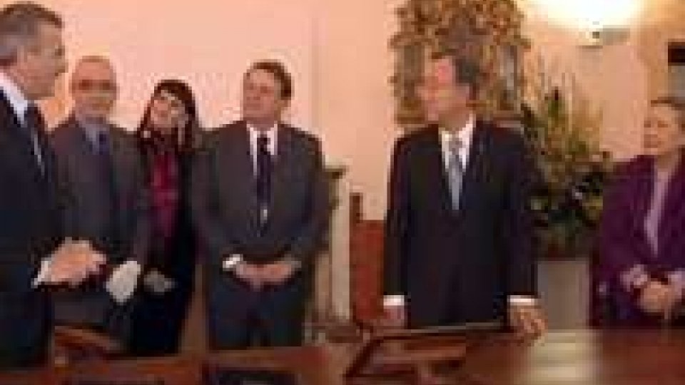 Ban Ki Moon in visita privata al centro storico di San Marino