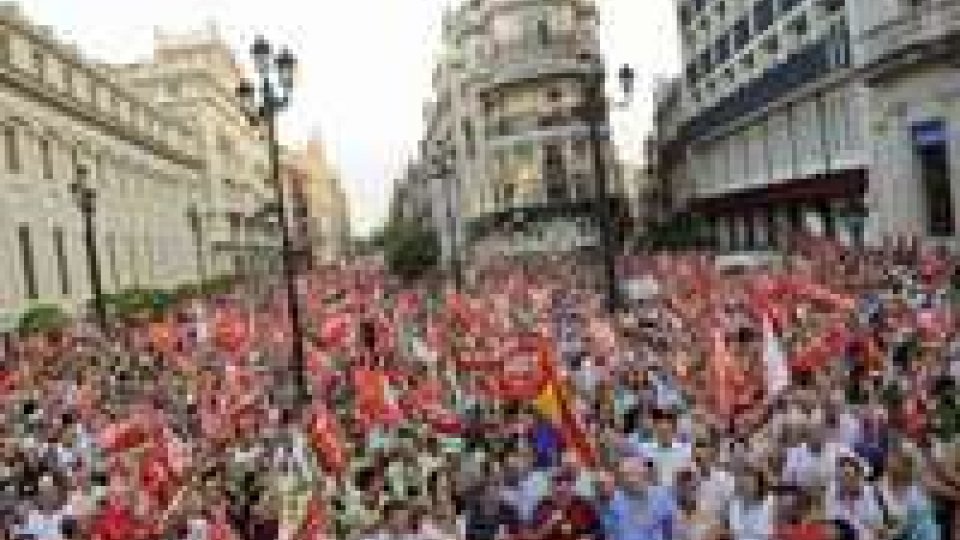 Spagna. Protesta contro la politica di austerity del governo