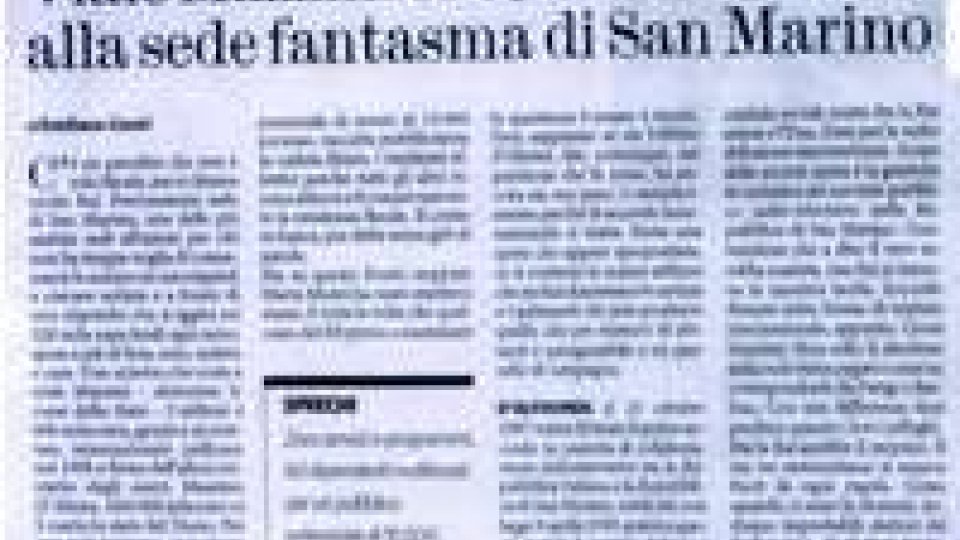 San Marino RTV-Il Fatto Quotidiano: aperta a Roma la causa di risarcimento