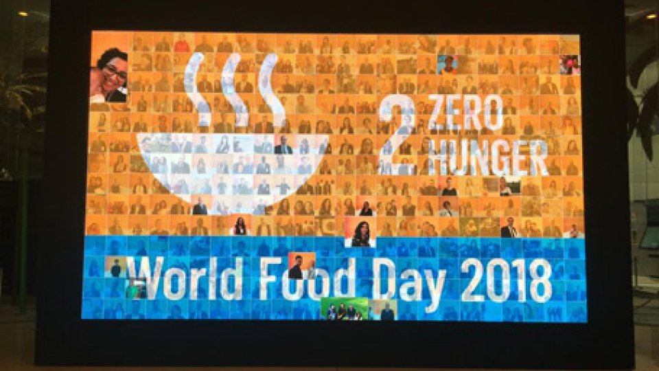 820 milioni di persone nel mondo soffrono la fameGiornata Mondiale dell’Alimentazione: San Marino conferma il proprio impegno