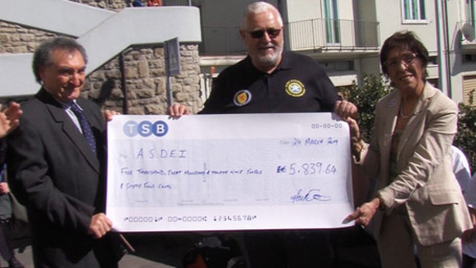 Il dono dei supporter scozzesiSolidarietà: i tifosi scozzesi visitano l'Asdei e donano 5mila sterline ai ragazzi disabili