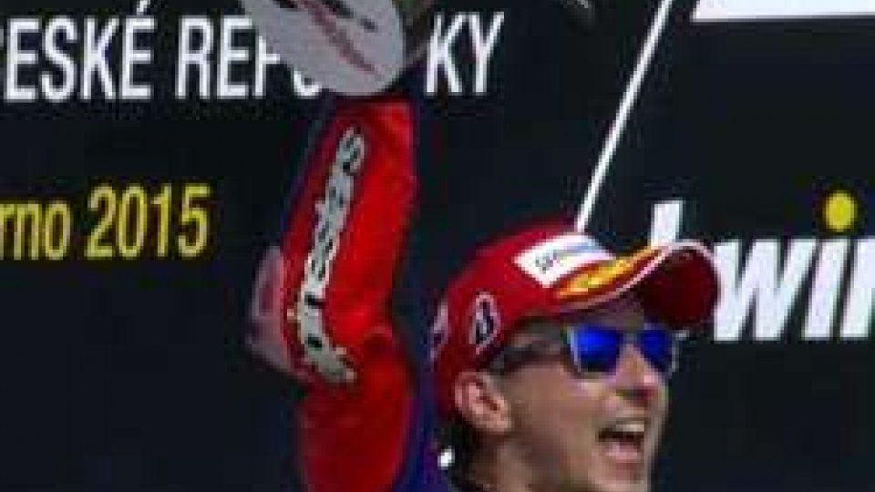Jorge LorenzoGP Repubblica Ceca, per Lorenzo vittoria e aggancio a Rossi. Moto3, primo successo per Antonelli