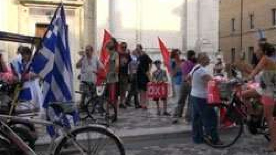 Grecia: a Rimini scende in piazza il popolo del "No"Grecia: a Rimini scende in piazza il popolo del 'No'