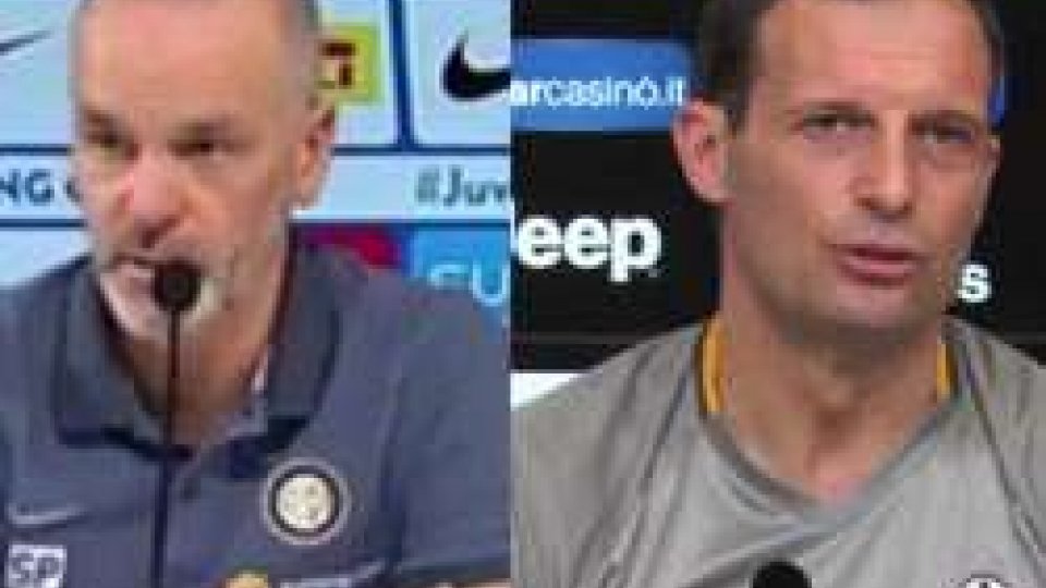 Stefano Pioli e Massimiliano AllegriJuventus-Inter:  i pre partita di Allegri e Pioli alla vigilia di Inter-Juventus