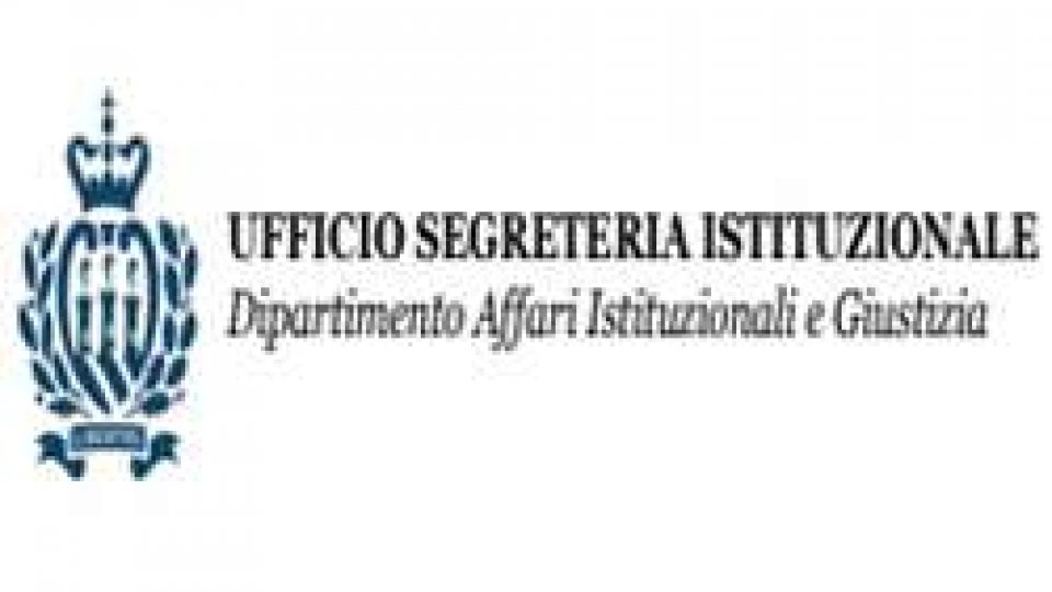 Ufficio Segreteria Istituzionale Dipartimento Affari Istituzionali e Giustizia