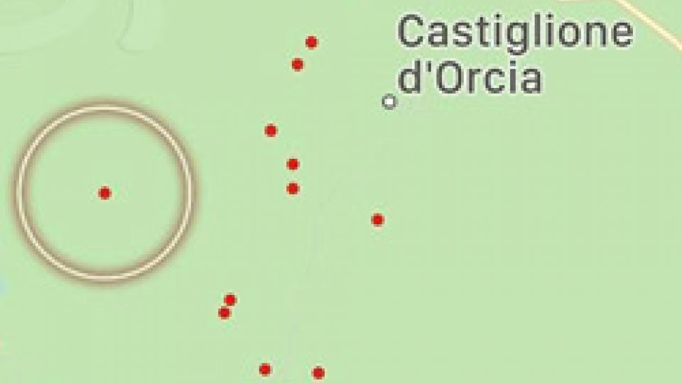 Scosse di terremoto a Castiglione d'Orcia