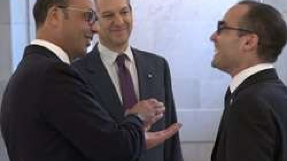 Angelino Alfano e Nicola RenziInvestimenti a San Marino, Angelino Alfano assicura il sostegno dell'Italia
