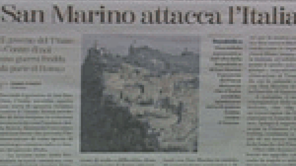 San Marino - Conferenza a Roma: gli articoli della stampa italiana